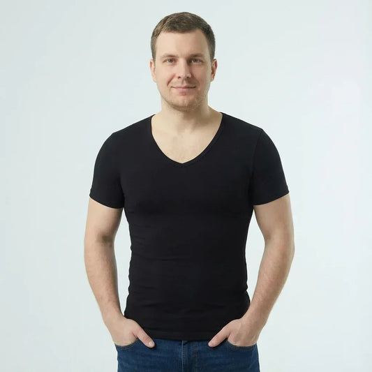 Compression T-shirt | V-neck - XBODY UK