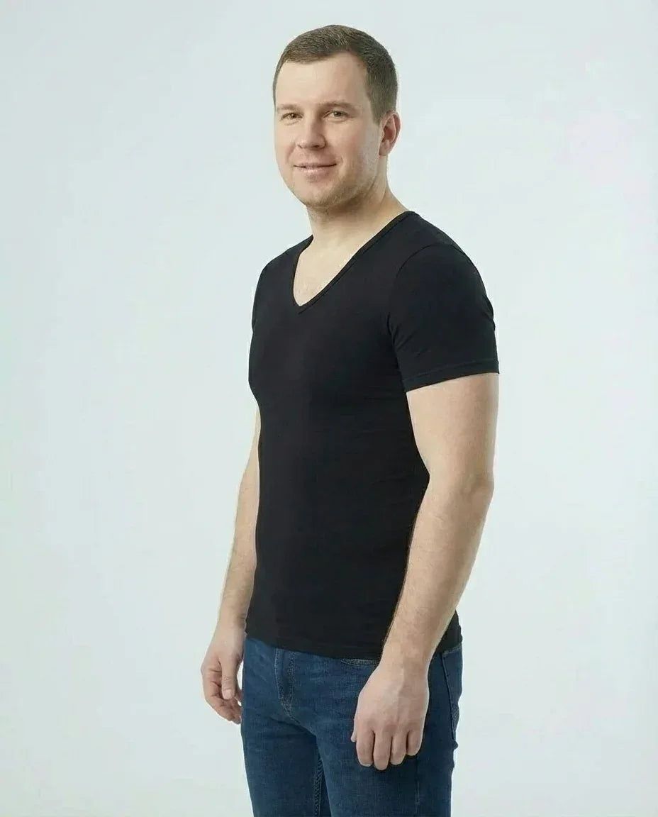 Compression T-shirt | V-neck - XBODY UK