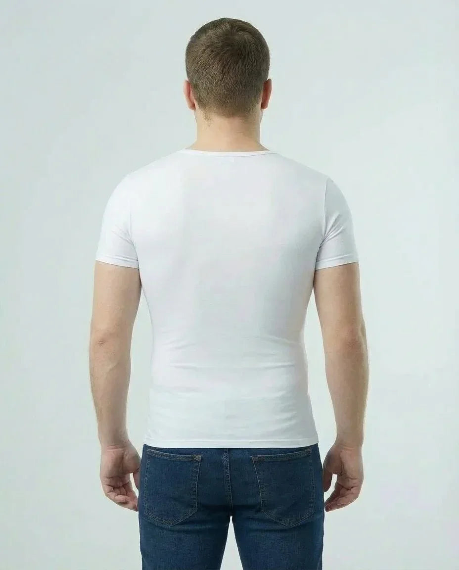 Compression T-shirt | V-neck - XBODY UK