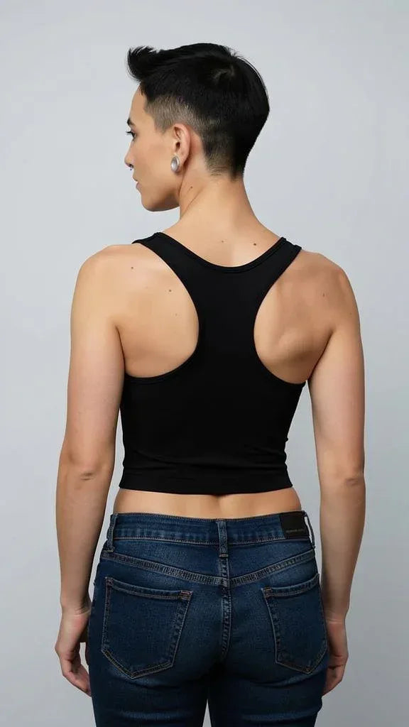 Women’s firm chest binder bra for comfortable, effective chest compression for everyday support
