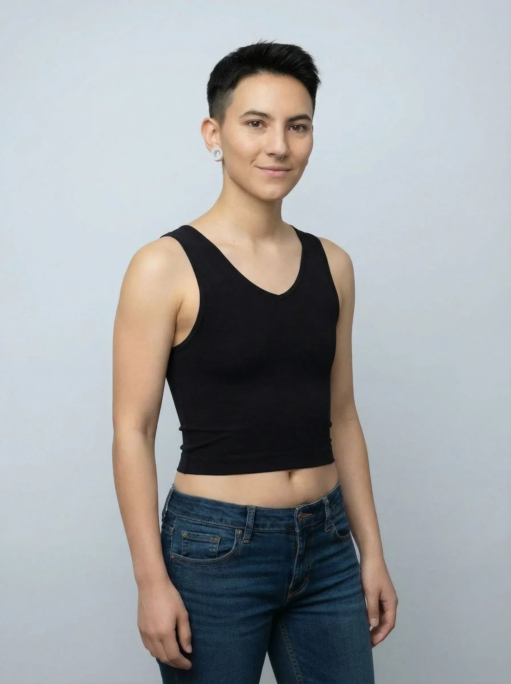 Women’s firm chest binder bra for comfortable, effective chest compression for everyday support