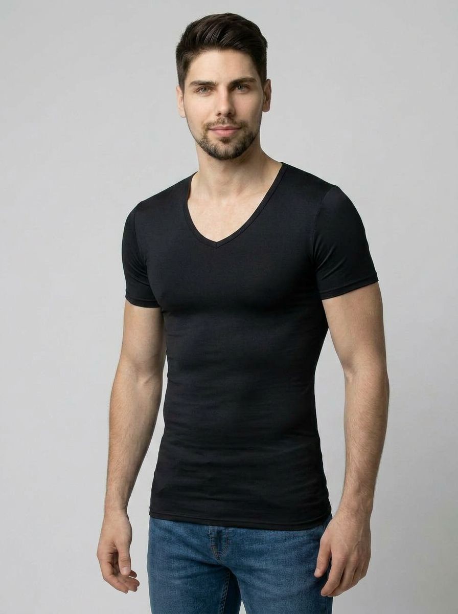 Compression T-shirt | V-neck